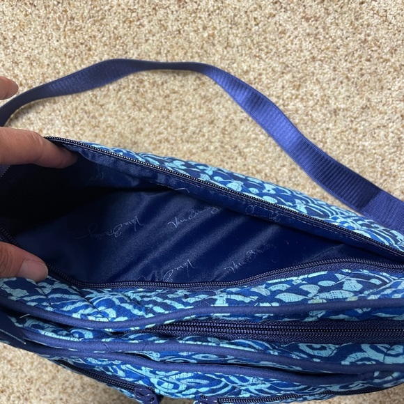 NWOT Vera Bradley Bag Blue Quilt Pattern - Picture 4 of 7